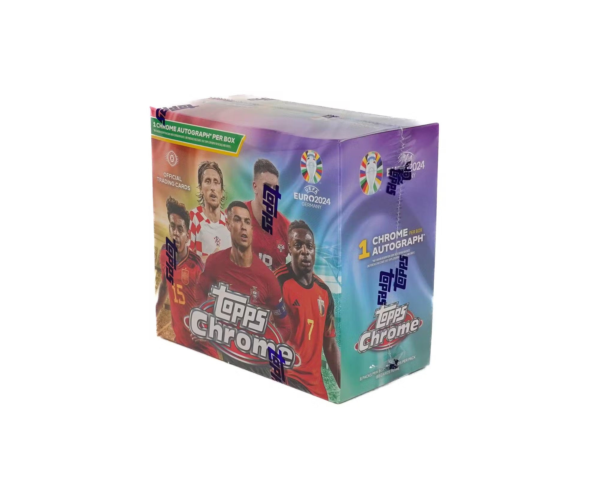 2023-24 Topps Chrome UEFA Euro Soccer Hobby Box